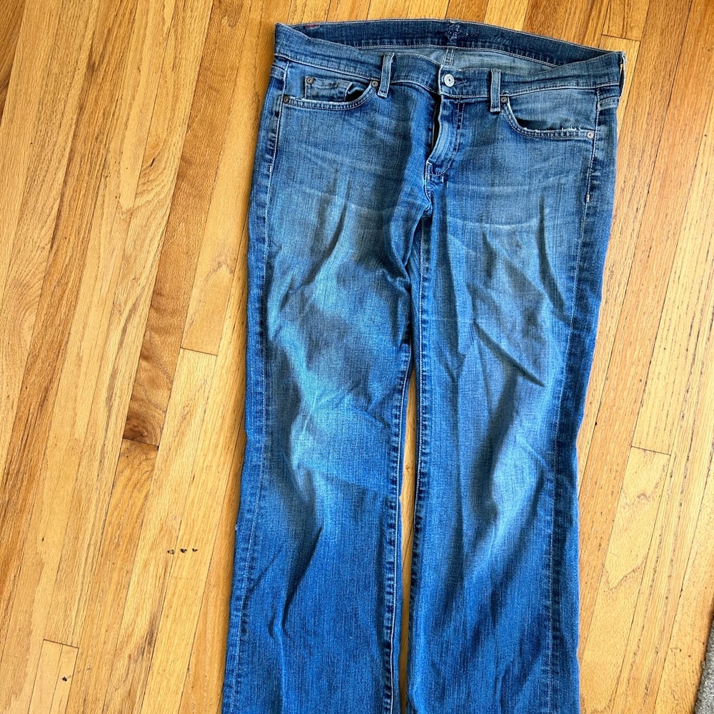 Wide leg jeans